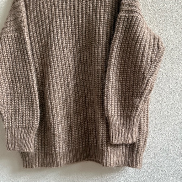 Lauren Manoogian Camel Fisherman Alpaca Pullover Sweater Size 1 - Picture 4 of 6